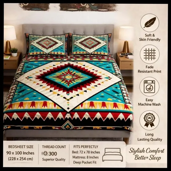 Tript_Home_decor-King_SizeFlat-bedsheet