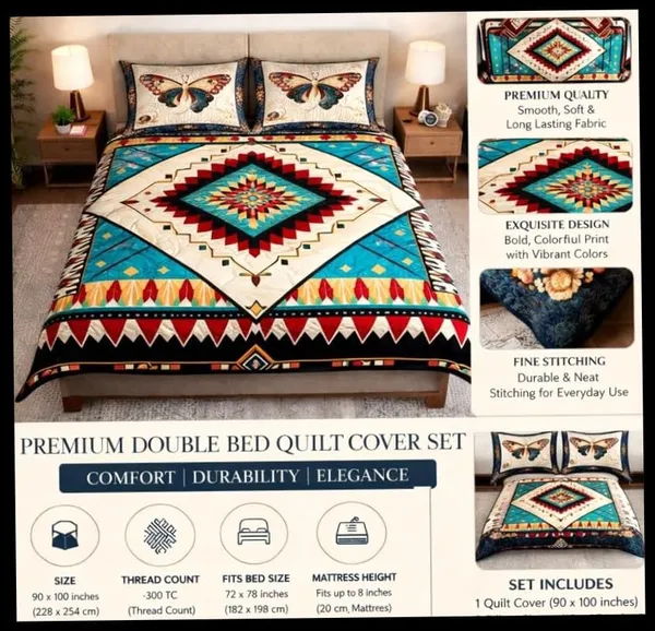 Tript_Home_decor-King_SizeFlat-bedsheet