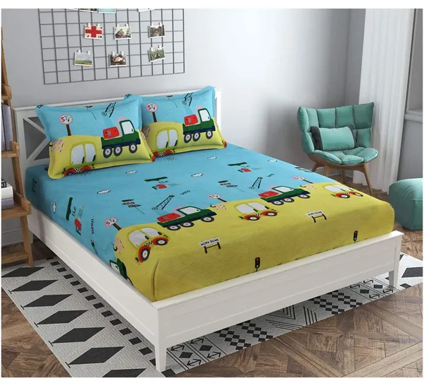 Tript_Home_decor-Double_BedFitted-bedsheet
