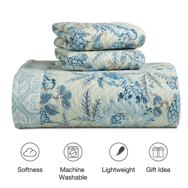 Tript_Home_decor-Double_Bed_with_two_pillow_coversComforter_with_two_piloow_covers