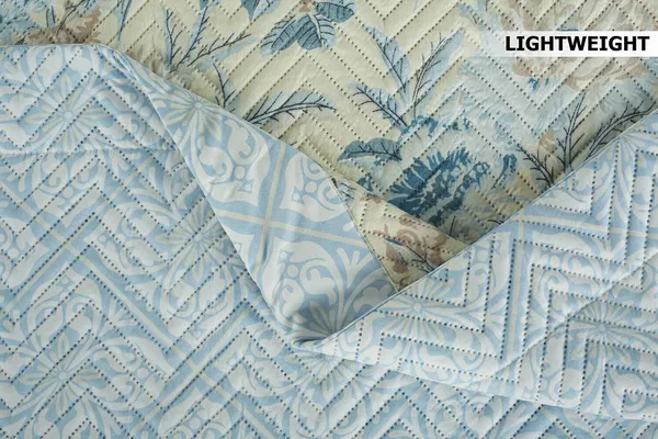Tript_Home_decor-Double_Bed_with_two_pillow_coversComforter_with_two_piloow_covers