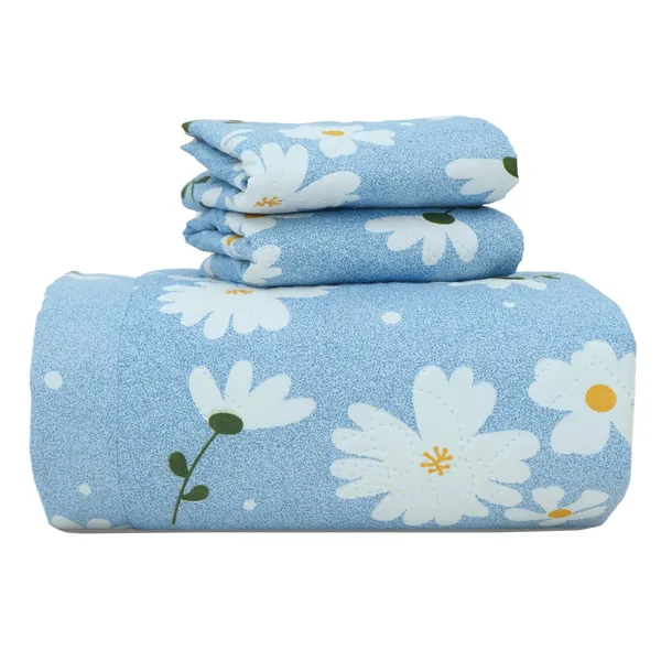 Tript_Home_decor-Double_Bed_with_two_pillow_coversComforter_with_two_piloow_covers