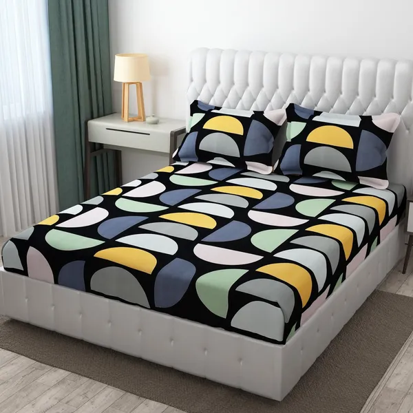 Tript_Home_decor-Double_BedFitted-bedsheet