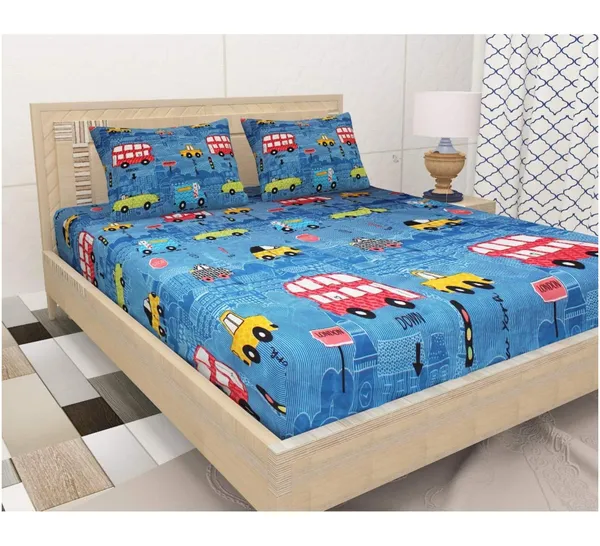 Tript_Home_decor-Double_BedFitted-bedsheet