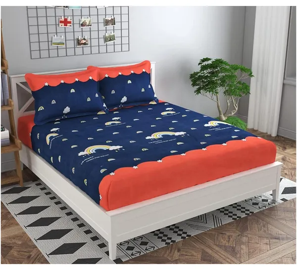 Tript_Home_decor-Double_BedFitted-bedsheet