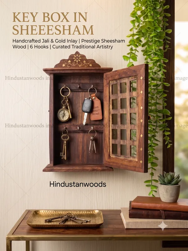 Brown_Sheesham_Wood_Handcrafted_Key_Box