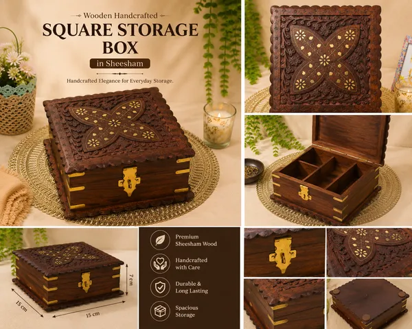 Brown_Square_Storage_Sheesham_Wood_Handcrafted_Box