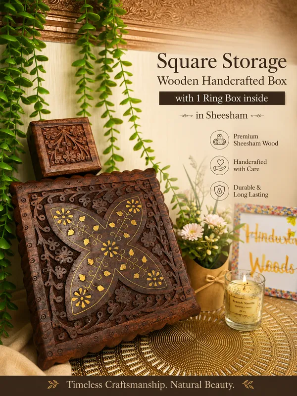 Brown_Square_Storage_Sheesham_Wood_Handcrafted_Box_With_1_Ring_Box_Inside