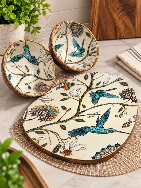 Wooden_Hummingbird_Bowl_&_Platter_Set_of_3