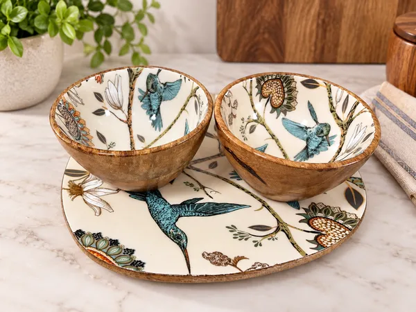 Wooden_Hummingbird_Bowl_&_Platter_Set_of_3