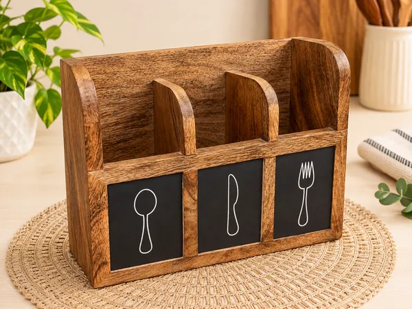 Wooden_Handcrafted_3-Compartment_Cutlery_Organizer