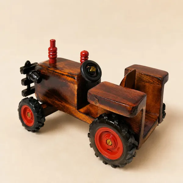 Brown_Sheesham_Wood_Handcrafted_Kids_Tractor