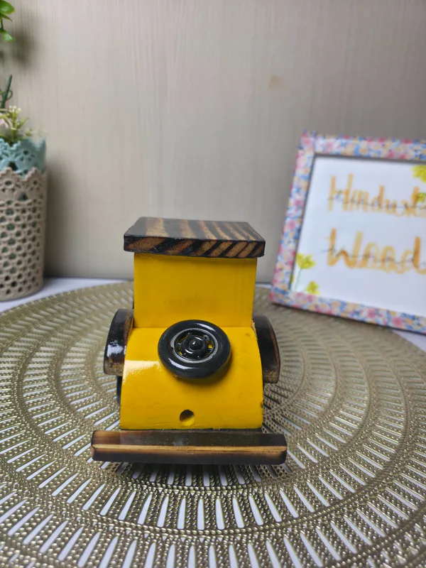 Yellow_Sheesham_Wood_Handcrafted_Kids_Vintage_Car_Yellow
