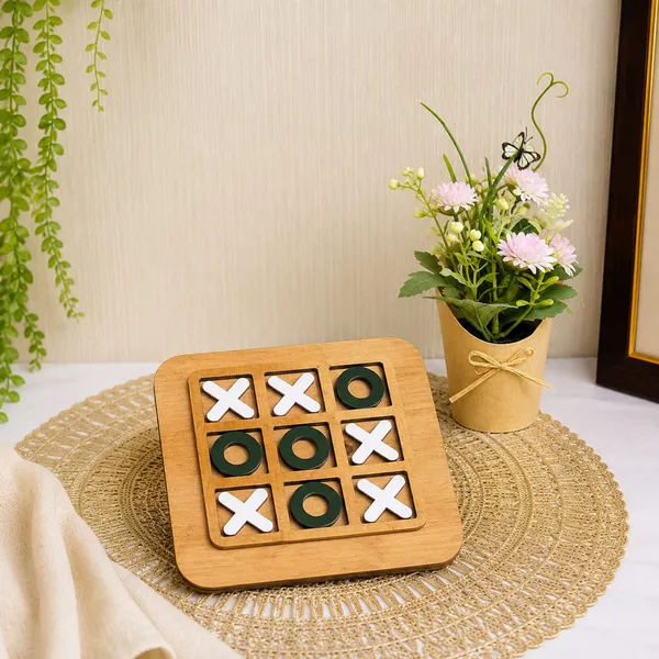 Light_Brown_Wooden_Handcrafted_Zero_Cross_Tic_Tac_Toe_Game