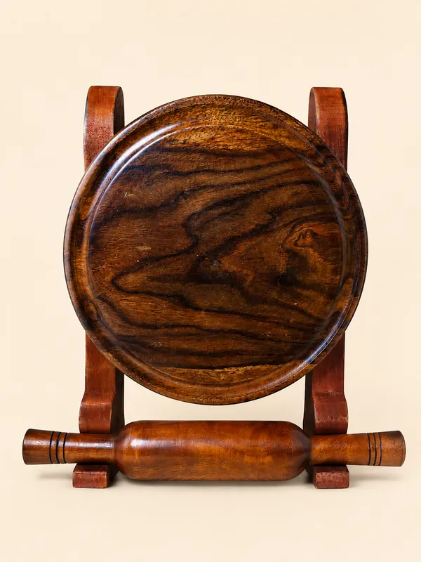 Brown_Sheesham_Wood_Handcrafted_Chakla_Belan_Set