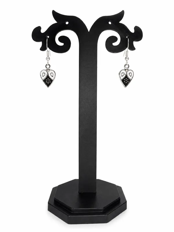 Silver_Black_Meenakari_Heart_Shaped_Dangler_Earrings_For_Women