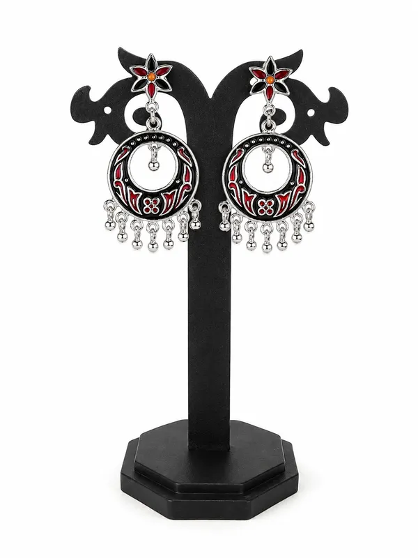 Silver_Plated_Paka_Meena_Dangle_Earrings_For_Women