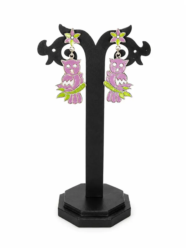 Meenakari_Owl_Dangle_Earrings_For_Women