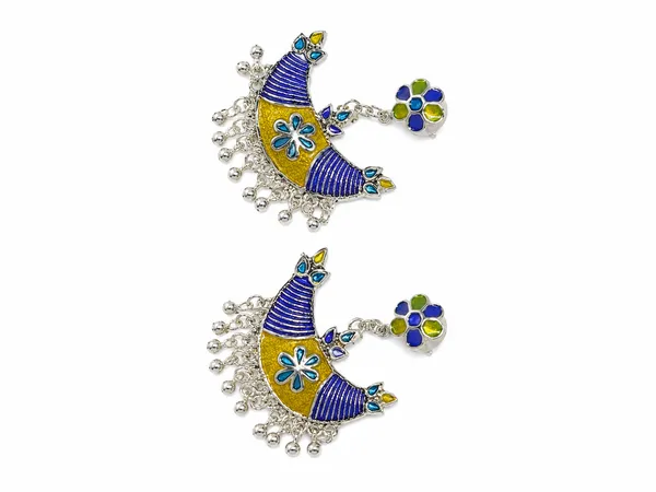 Silver_Plated_Paka_Meena_Earrings_For_Women