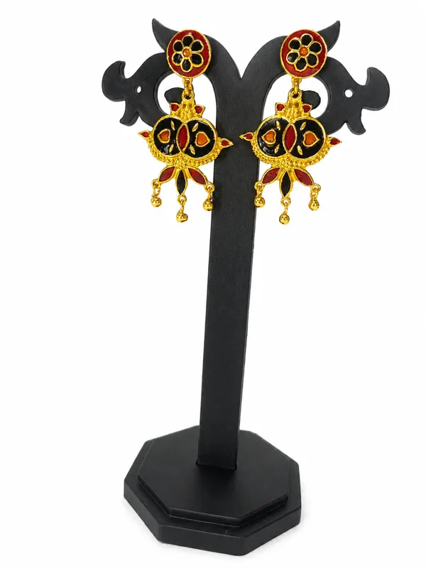 Gold_Plated_Enamel_Meenakari_Dangler_For_Women