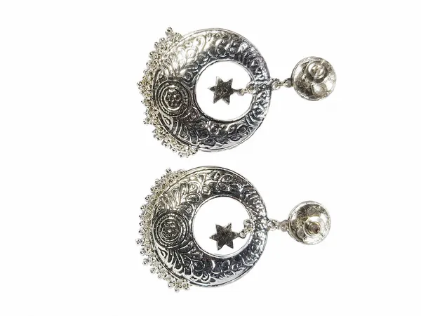 Silver_Blue_Red_Meenakari_Stud_Dangler_Earrings_For_Women