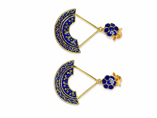 Gold_Plated_Blue_Ethnic_Dangler_Meenakari_Earrings_For_Women