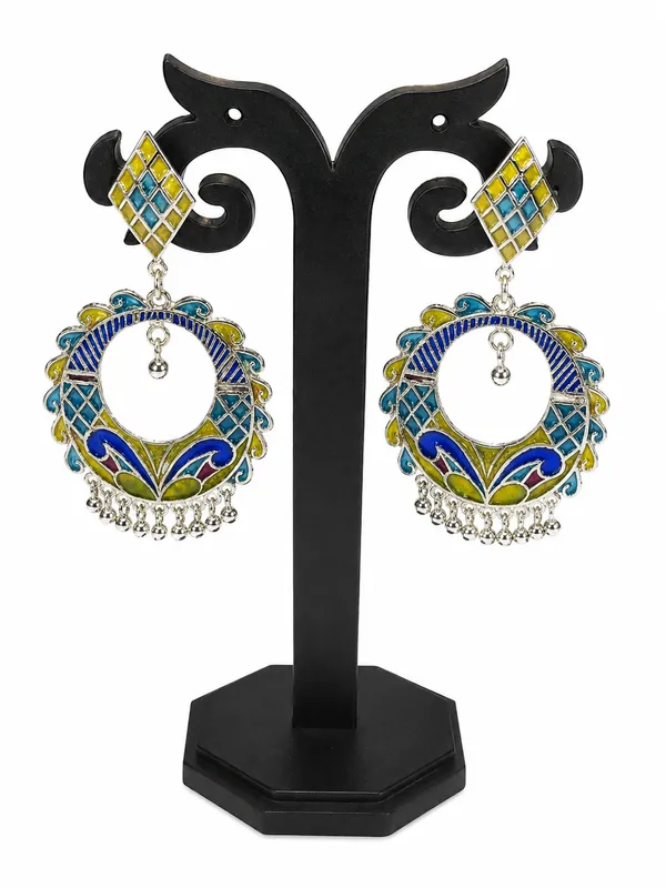 Silver_Oxidised_Meenakari_Chandbali_Stud_Dangler_Earrings_For_Women