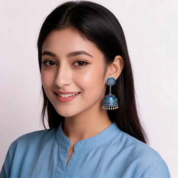 Multicolour_Meenakari_Floral_Dome_Jhumka_Earrings_For_Women