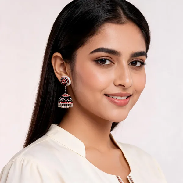 Multicolour_Meenakari_Floral_Stud_Dome_Jhumka_Earrings_For_Women