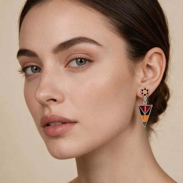 Multicolor_Geometric_Drop_Earrings_For_Women