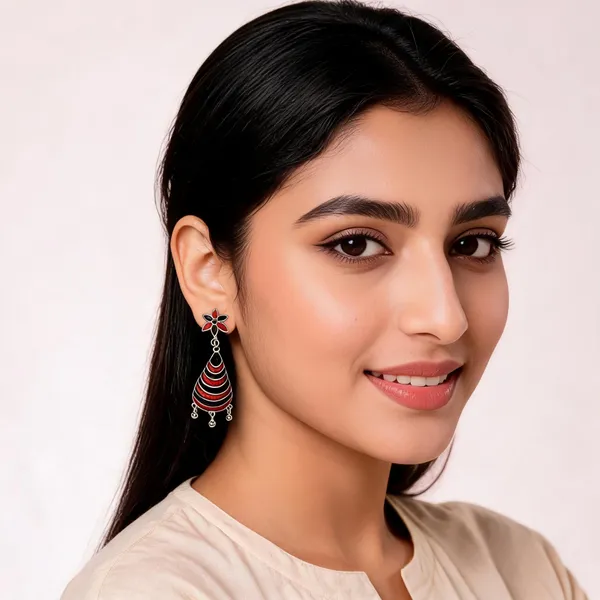 Silver_Plated_Meenakari_Earrings_For_Women