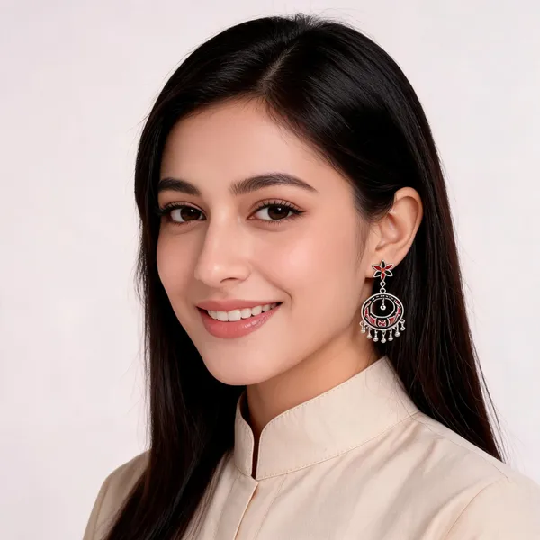 Silver_Plated_Paka_Meena_Dangle_Earrings_For_Women