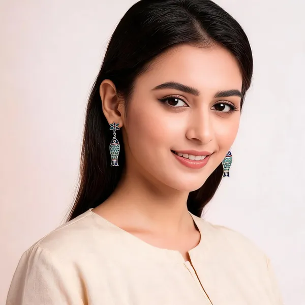 Silver_Plated_Meenakari_Earrings_For_Women