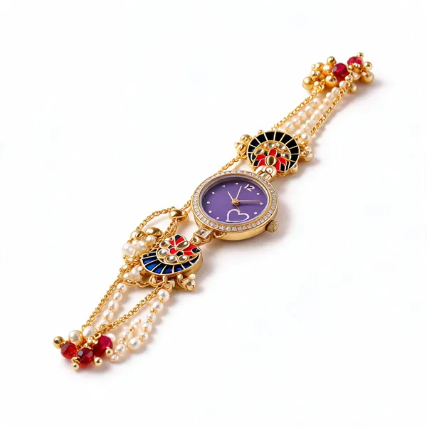 Gold_Tone_Embellished_Bracelet_Watch_for_Women