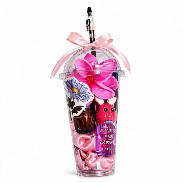 Pink_Lip_Gloss_And_Hair_Accessories_Gift_Set