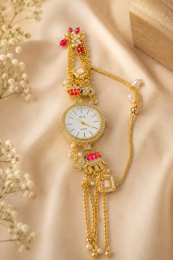 Gold_Tone_Embellished_Analog_Bracelet_Watch_for_Women
