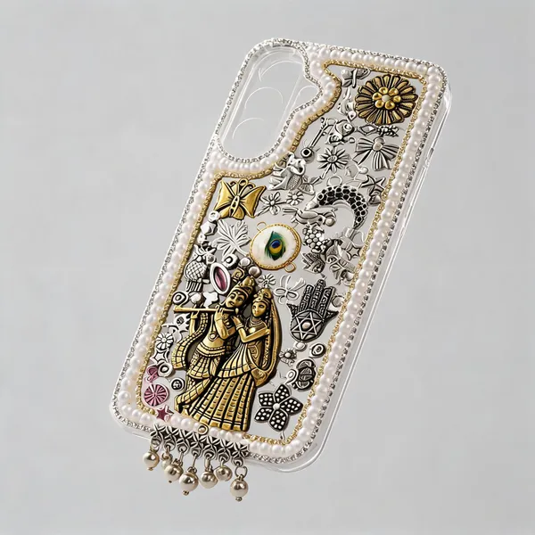 Gold_Embellished_Radha_Krishna_Mobile_Phone_Case_for_Women