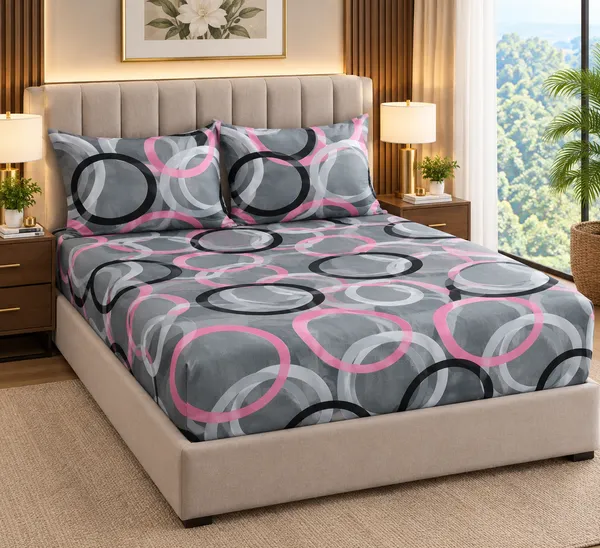 Premium_Grey_Abstract_Geometric_Printed_Bedsheet_(Fitted)