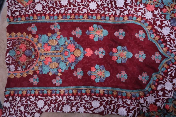 Maroon_Georgette_Long_Kurta_For_Women