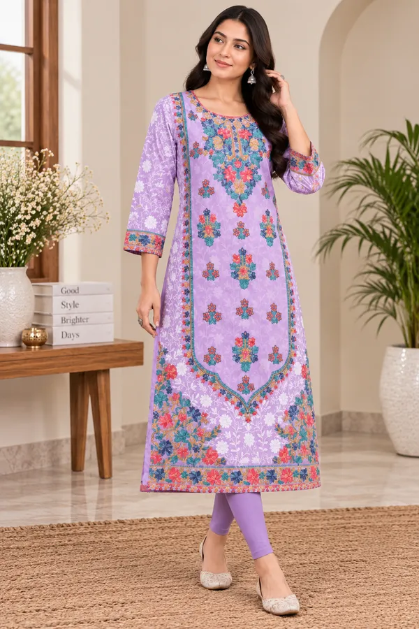 Purple_Georgette_Long_Kurta_For_Women
