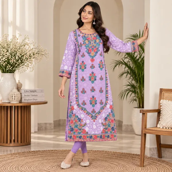 Purple_Georgette_Long_Kurta_For_Women