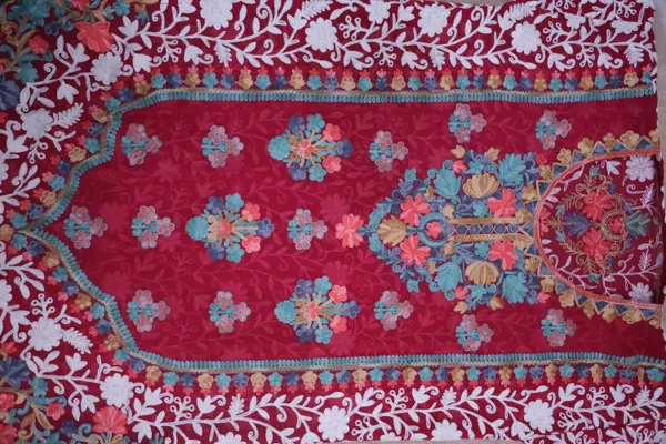 Red_Georgette_Long_Kurta_For_Women