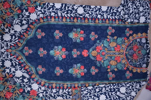 Blue_Georgette_Long_Kurta_For_Women