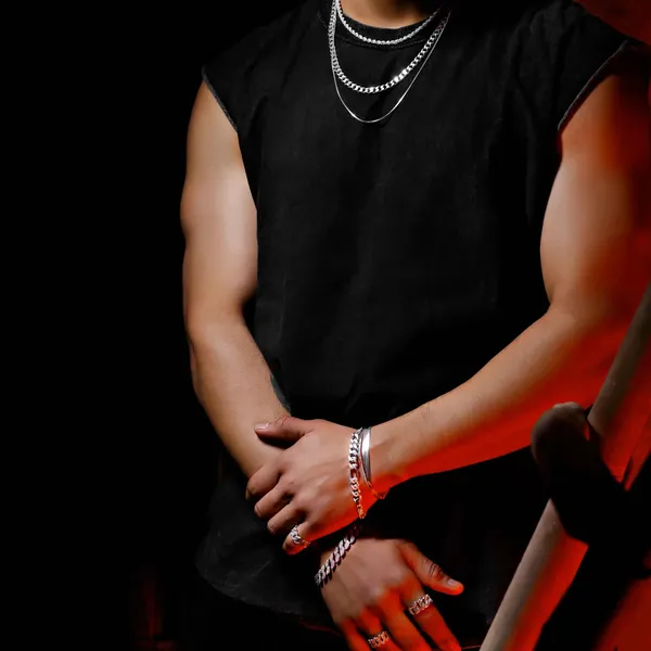 Pure_925_Silver_Plain_Cuban_Chain_For_Men