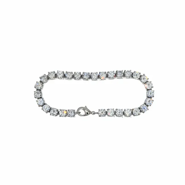Pure_925_Silver_Tennis_Bracelet_4mm_For_Men_Women