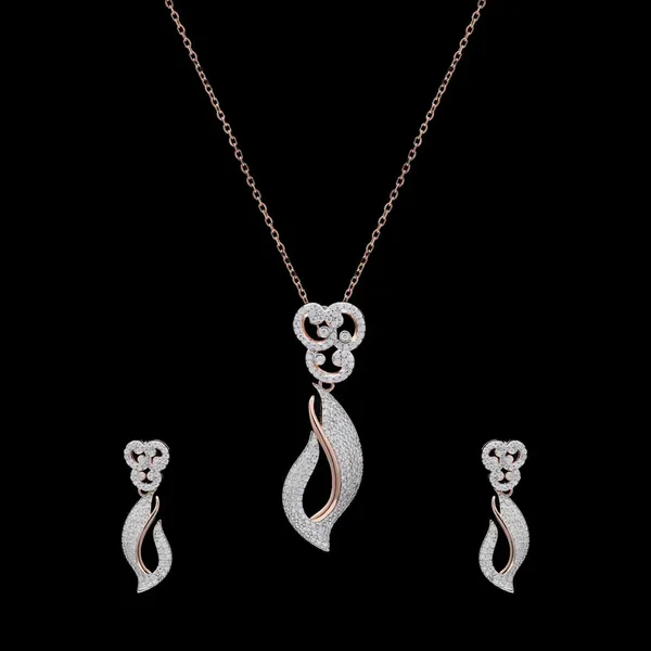 Pure_925_Silver_Dropping_Petal_Moissanite_Set_For_Women