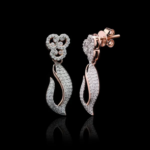 Pure_925_Silver_Drop_Moissanite_Earrings_For_Women_Gold
