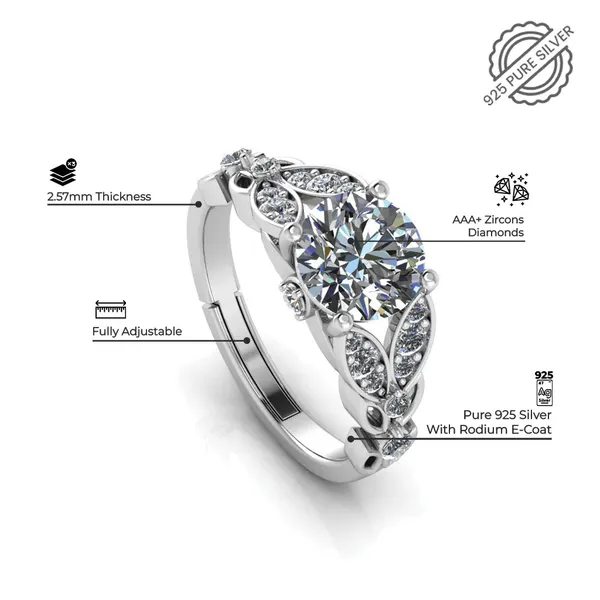 Pure_925_Silver_Solitaire_Bloom_Ring_For_Women