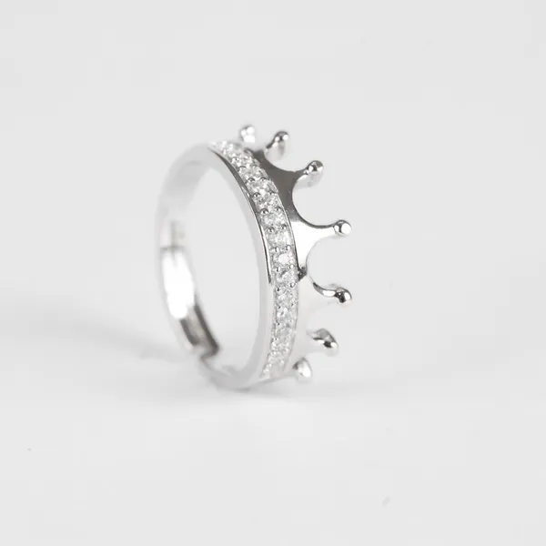 Pure_925_Silver_Crown_Ring_For_Men_Women