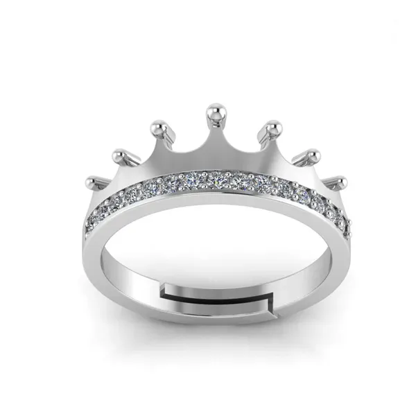 Pure_925_Silver_Crown_Ring_For_Men_Women